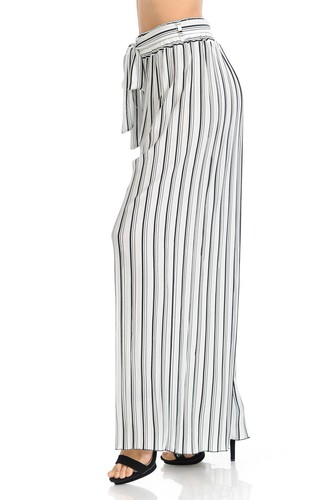 Auline Collection Womens Accordion Pleated High Waisted Wide Leg Palazzo Pants - Picture 23 of 44