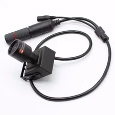 Mini HD Starlight POE IP CCTV Camera Audio 1080p Network + 2.8-12mm lens