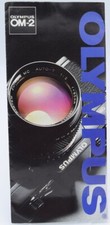 Olympus Camera OM-2 sales Brochure accessory guide EN 7116013 vintage