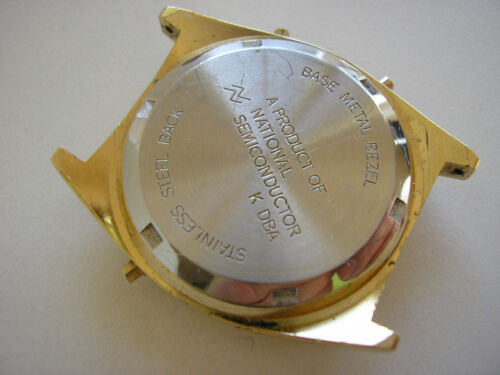 RELOJ CUARZO NATIONAL SEMICONDUCTOR LCD DIGITAL VINTAGE, PARA REPUESTOS O REPARACIÓN. - Imagen 6 de 18