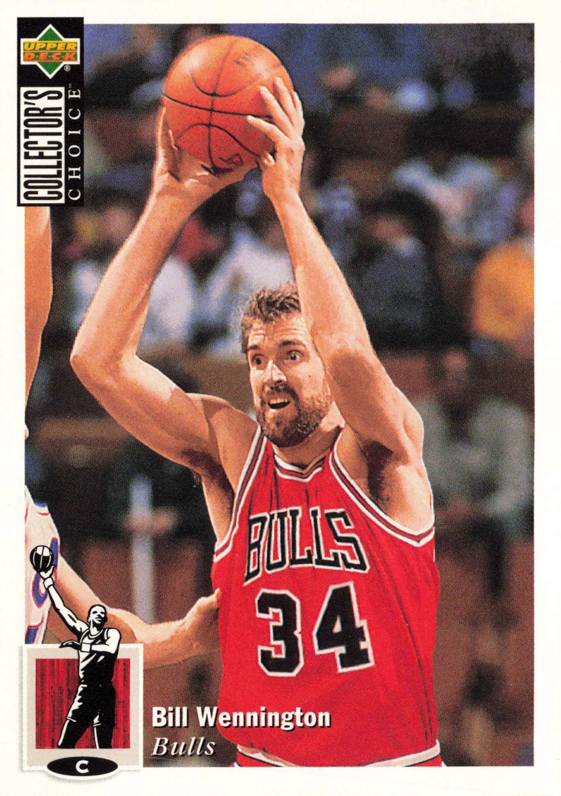 Bill Wennington 1994 Collector's Choice #367 Chicago Bulls