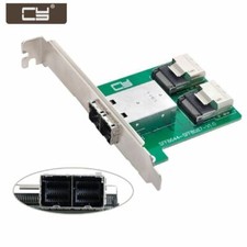 CY Dual Ports Mini SAS HD SFF-8644 to Internal Mini SAS SFF-8087 PCBA Adapter