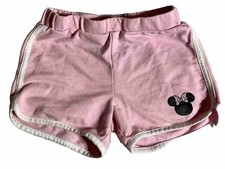 Disney Girls Jr Minnie logo Pink W/ White Trim Shorts Sz. 6 66 