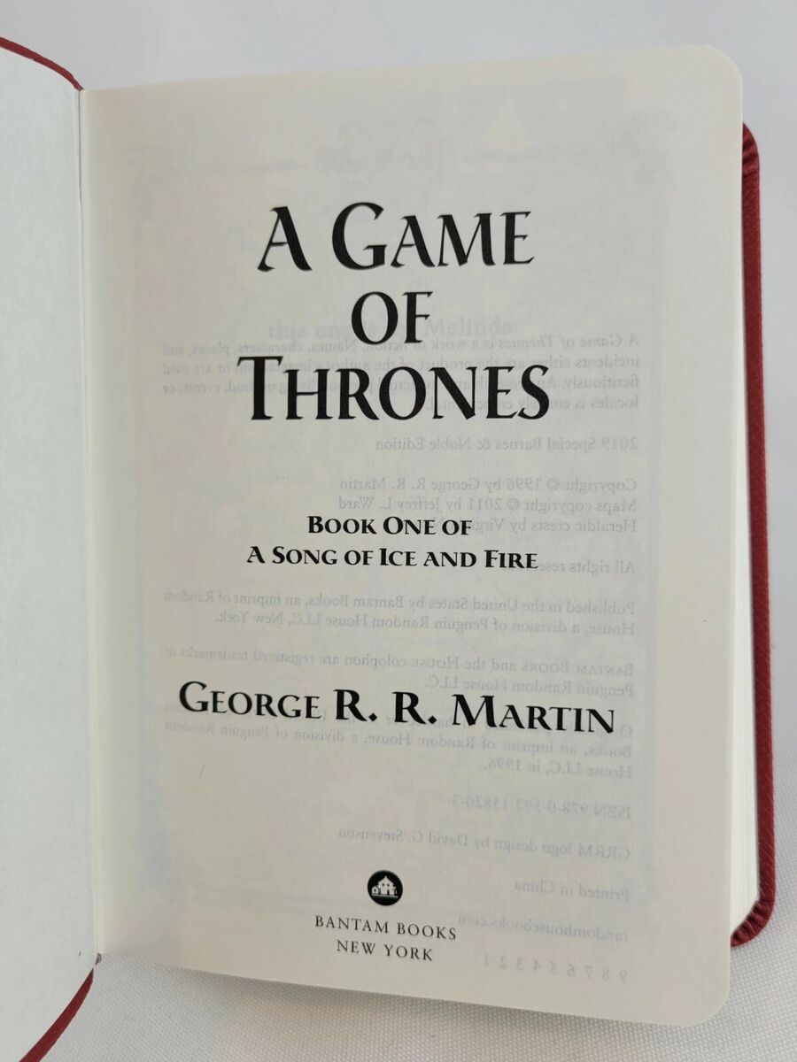 A Game of Thrones (A Song of Ice and Fire, #1) by George R.R.