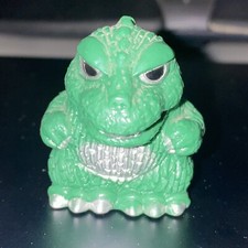 GODZILLA GREEN FINGER PUPPET CHIBI Mini Figure Gashapon Miniature Mecha Space