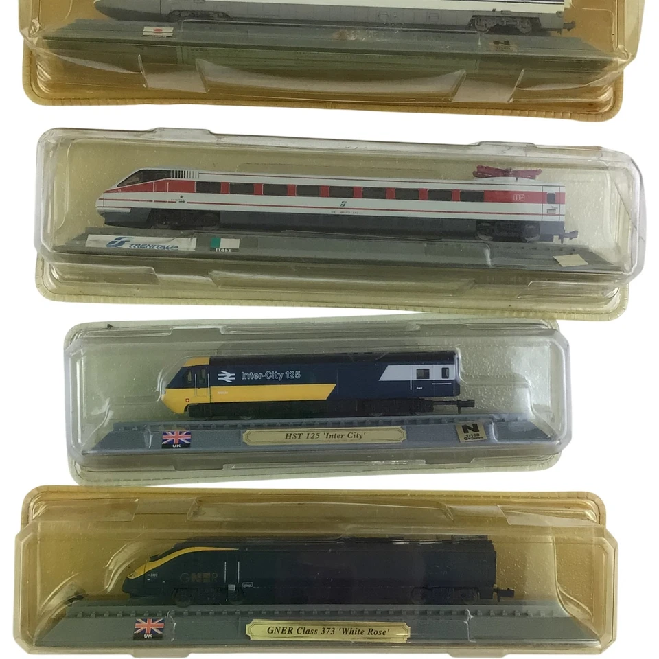 Del Prado N Gauge Static Model Trains x6 - Image 3 of 4