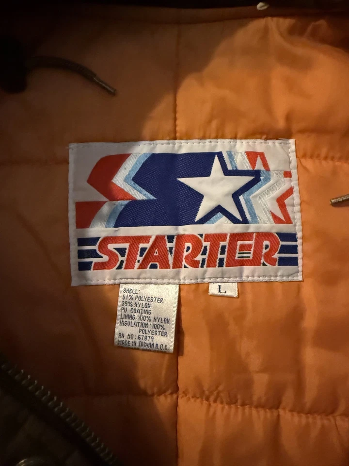 Chaqueta de iniciación Cleveland Browns vintage años 90 parka para hombre grande con capucha ropa de calle Foto 2 de 4