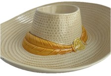 Vintage Mexican Sombrero Metlox California Poppytrail Dip Chip Salsa Bowl 1950