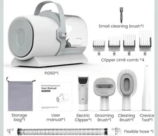 Dog Grooming Vacuum PG50 Plus 7-In-1 Kit 11000Pa 2.5L Dust Cup Green