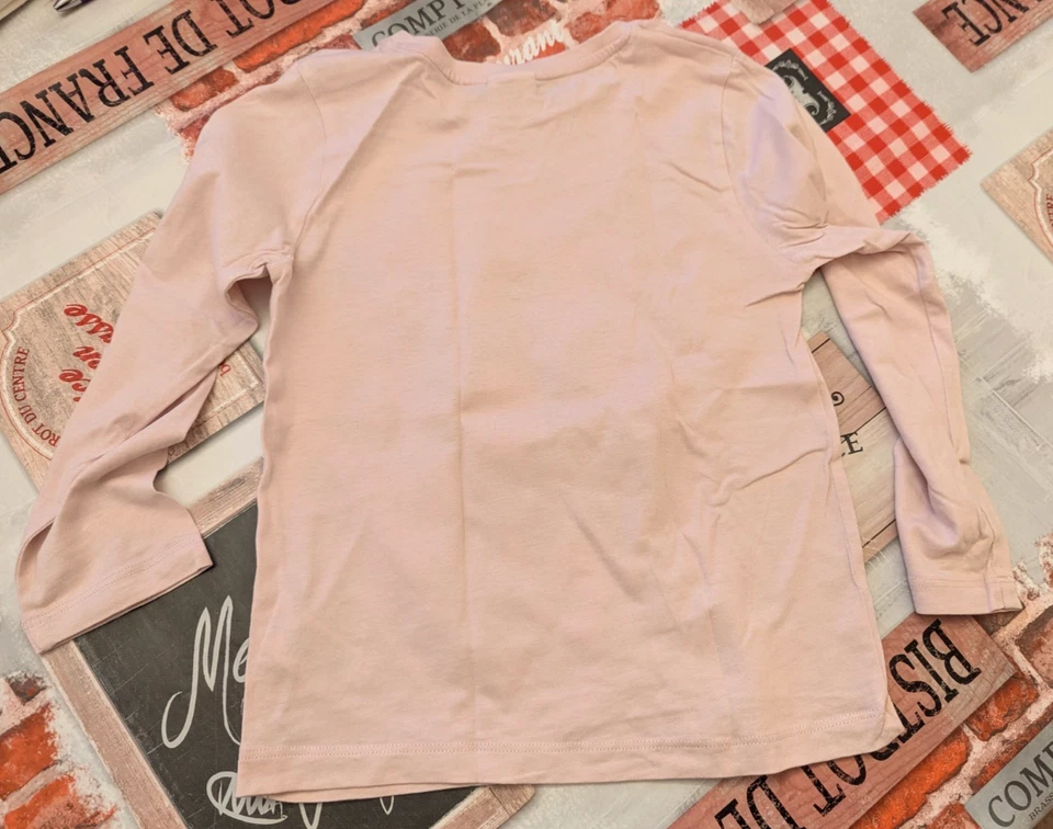 Matalan Kids Pink Disney Christmas Long Sleeve T-Shirt 5/6 Years 110/116 CM - Image 3 of 4