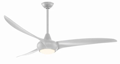 Minka Aire Light Wave 65 65" Ceiling Fan - Silver 3-Blade Remote Control - Picture 1 of 2