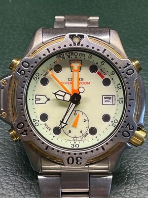 Uhr Citizen Aqualand Analog 5810-F80014, gebraucht, neue Batterie