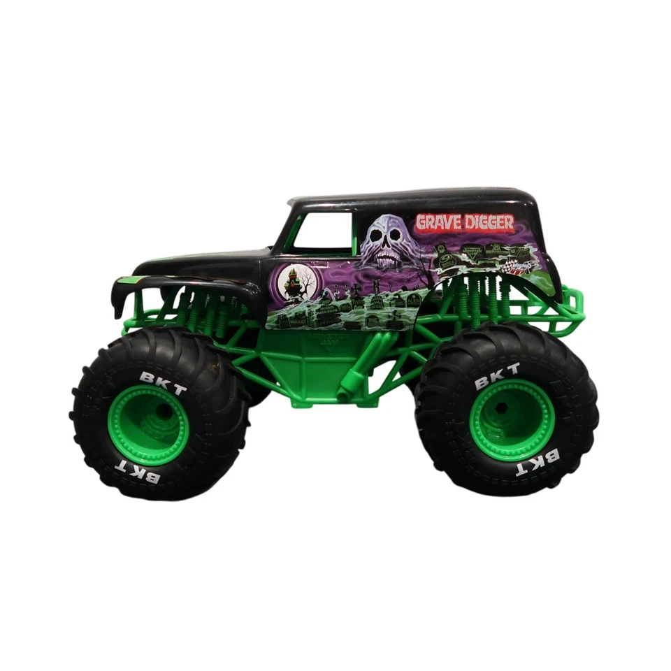 Spin Master Monster Jam Grave Digger Monster Truck RC No Remote Untested - Image 3 of 4