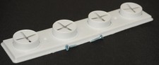 White four gripper Towel Holder Tea Towel Cloth Holder – ALL PLASTIC S40