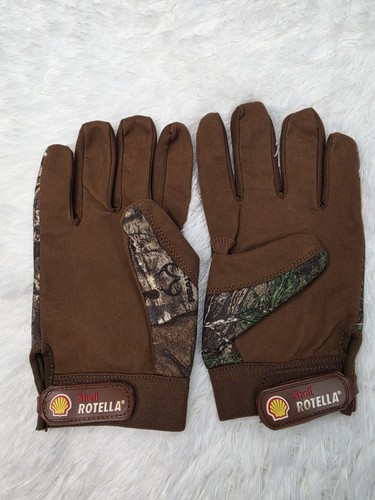 Utility Gloves Realtree Edge Camo Hunting Padded Knuckles M Non Slip Palm SHELL