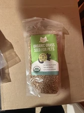 The Cat Ladies 100% Organic Cat 16oz Grass Seed Non GMO