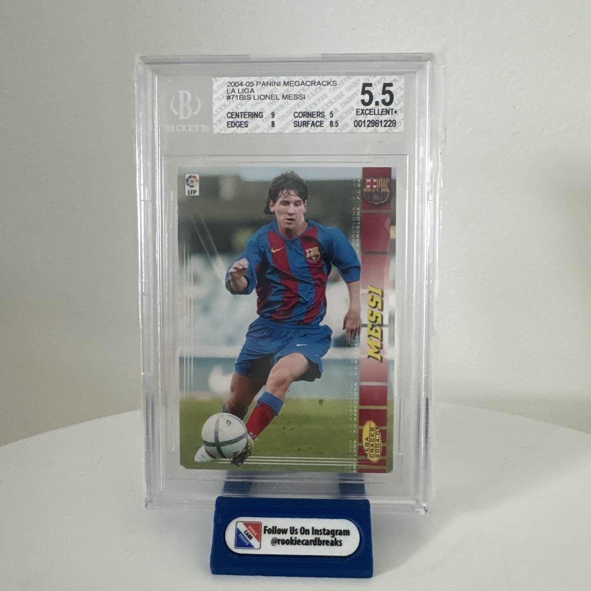 2004-05 Panini Megacracks MGK La Liga - Nueva Ficha Lionel
