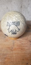 BRUNSWICK RHINO PRO IVORY BOWLING BALL 15 POUNDS SYMMETRIC #KS71008F