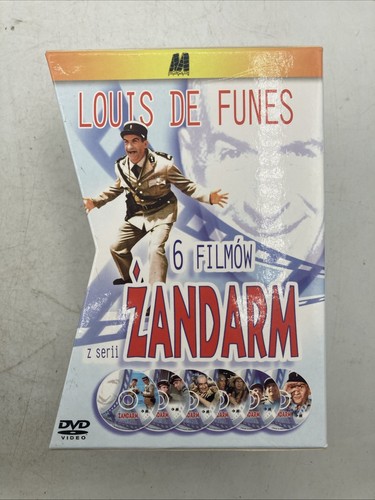 Zandarm Louis De Funes 6 DVD Box Set Serie Film PAL Tropez Zeni Kosmici Polnisch - Bild 2 von 20