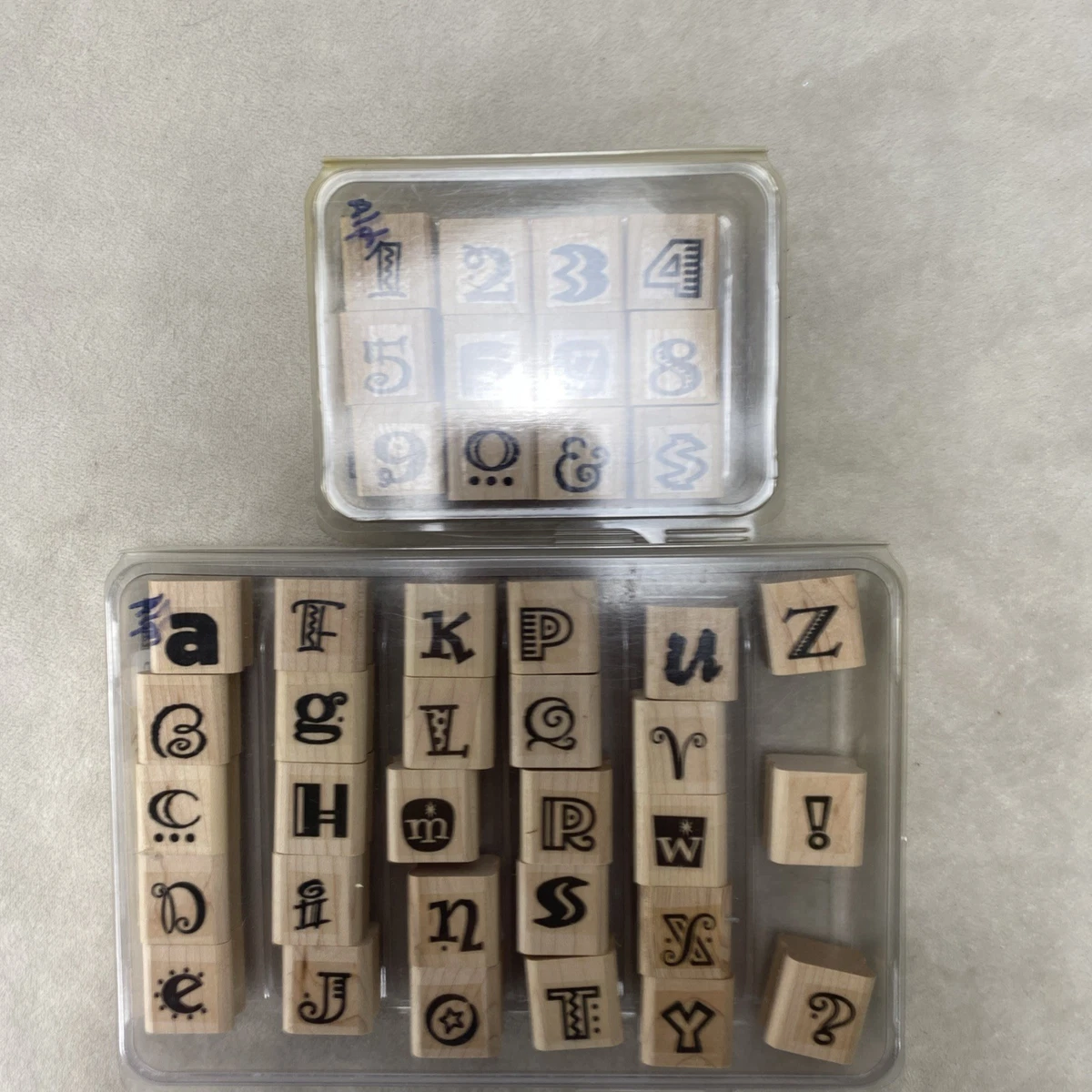 再値下♡未使用　スタンピンアップ　アルファベットダイ Stampin' Up! Numbers & Letters Craft Stamps for sale - eBay