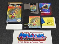 NES Nintendo HYDLIDE Complete CIB Box Game Cart FCI Poster Inserts