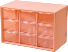 Kunststoff Aufbewahrungsbox mit 9 Schubladen für Kleinteile, Werkstatt Büro