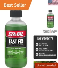 Sta-Bil Fast Fix 8oz - Ultimate Small Engine Treatment & Fuel Injector Cleaner