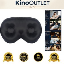 Gentle Hypoallergenic Silk Sleep Mask for Insomnia - Adjustable  Breathable