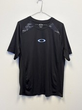 Oakley Software Black Short Sleeve Men’s Size Large Hydrolix