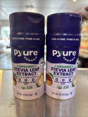 Organic Stevia Extract Powder 2x 100% Pure Stevia Leaf Extract, No Filler