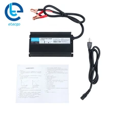 14.6V 30A LifePO4 Battery Charger Trickle Charger & 12V Rechargeable Batteries