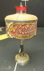 VINTAGE "KODAK CAMERAS AND FILM" LAMP FAUX GLASS RESIN SHADE TIFFANY STYLE 17"