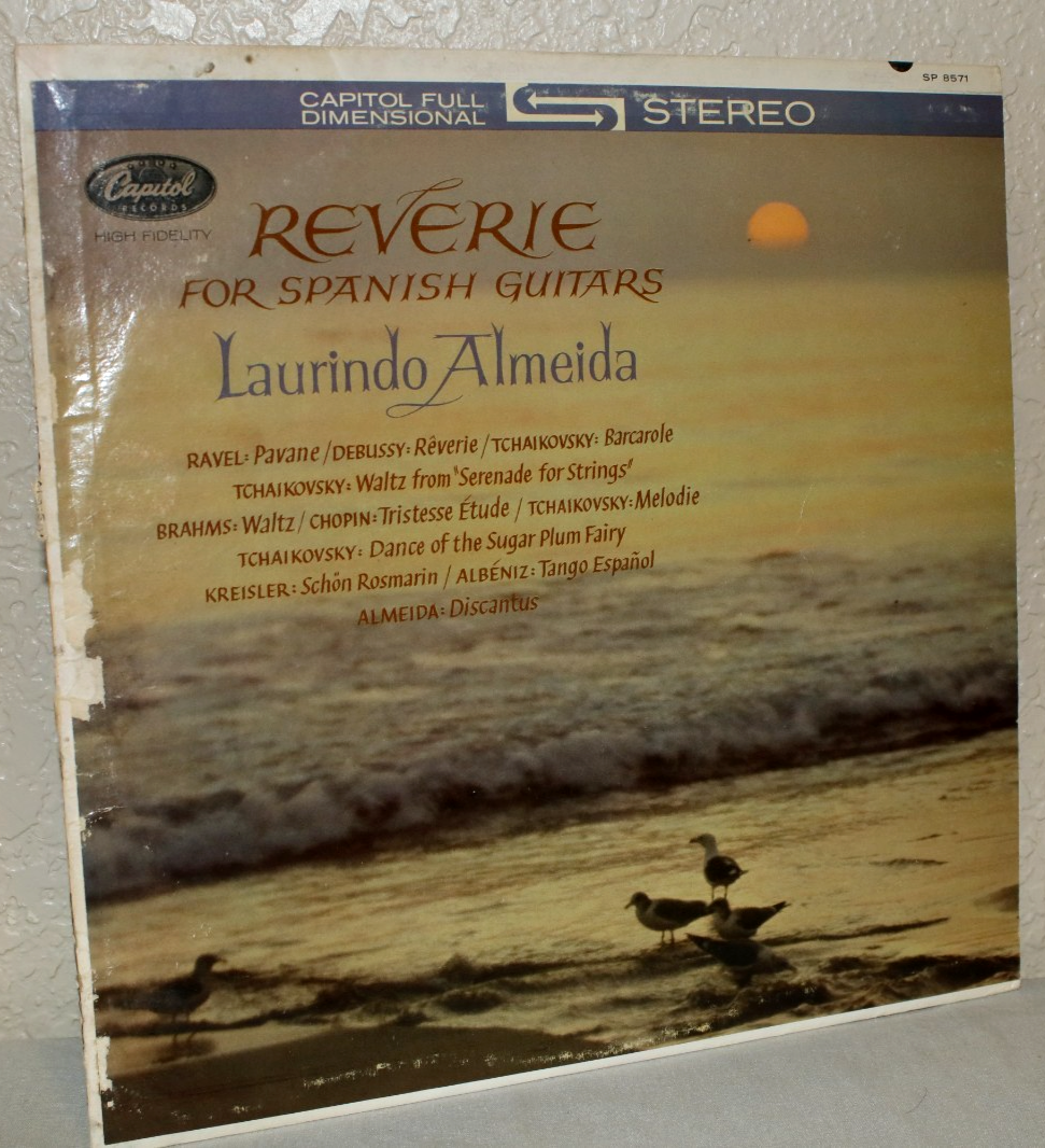 Laurindo Almeida Reverie for Spanish Guitars 33RPM LP 1961 Capital