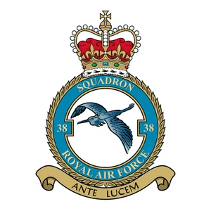 No. 38 Squadron RAF badge patch Self Adhesive Vinyl Sticker