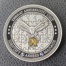 NCIS Navy Threat Assessment Agent Criminal Veritas CIA Spy NSA Challenge Coin