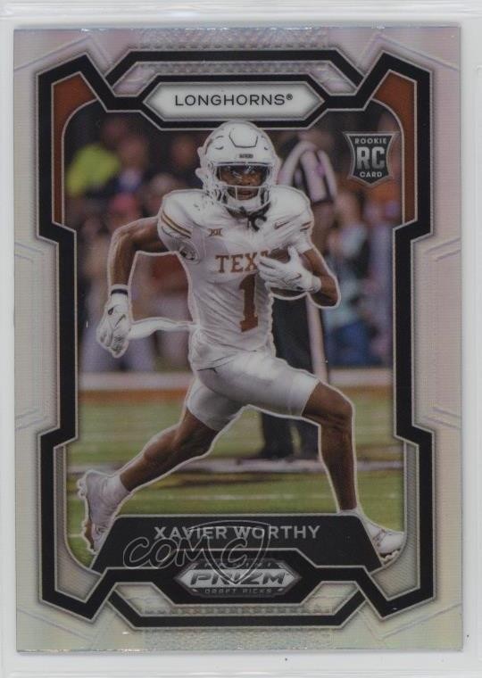 2024 Panini Prizm Draft Picks Silver Prizm Xavier Worthy #153 Rookie RC