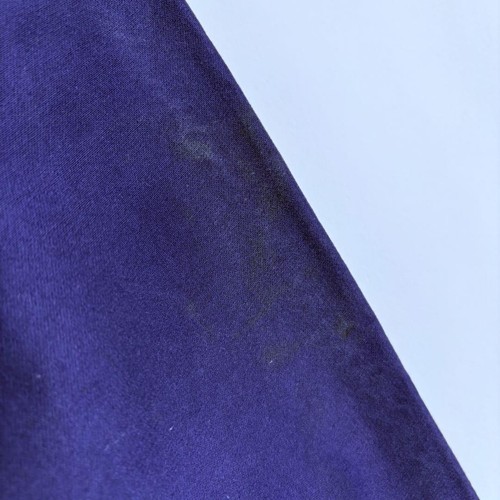 60s French Moleskin Jacket Coverall Work Jacket Blue L - Picture 14 of 20