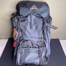 Gregory Paragon 48 Backpacking Smoke Grey Hiking Trail Backpack Size SM/MD New