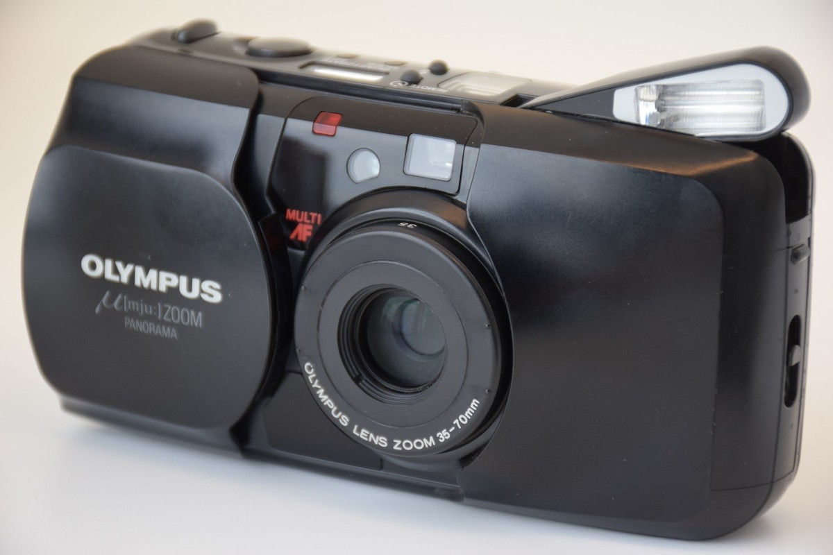 [#548] Olympus μ [mju:] PANORAMA NEAR MINT] OLYMPUS μ mju Zoom Panorama 35-70mm Film Camera