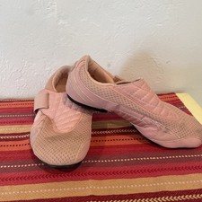 Bloch Mesh Split Sole Dance Sneakers S0580 L Women's Size 8 Soft Pink Shoes