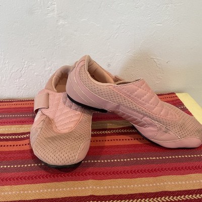 Bloch Mesh Split Sole Dance Sneakers S0580 L Women's Size 8 Soft Pink Shoes