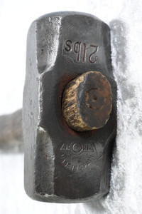 2 Lb Sledgehammer AFORA Mfg Made In Spain Blacksmith Double-Faced