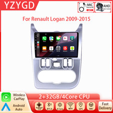 For Renault Logan 2009-2015 Carplay Multimedia Car Stereo Radio GPS Navi Screen