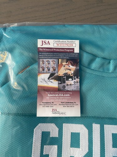 Bob Griese Miami Dolphins AUTOGRAPHED JERSEY XL Auto SIGNED JSA CERTIFIED - Picture 3 of 4