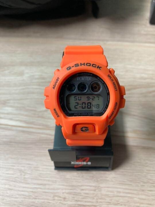 PORTER CASIO G-SHOCK 2018 DW-6900 ORANGE ver. collaboration