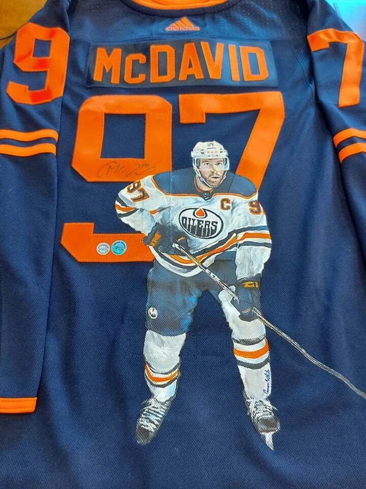 Connor McDavid Edmonton Oilers adidas Alternate Authentic Player