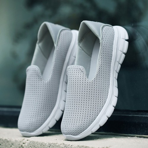 Women's Orthopedic Slip-On Trainers - Casual Running Sport Shoes UK - Picture 66 of 82