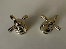 Delta Small H26PB Neostyle Faucet Handles Solid Polished Brass Lift Rod Finial