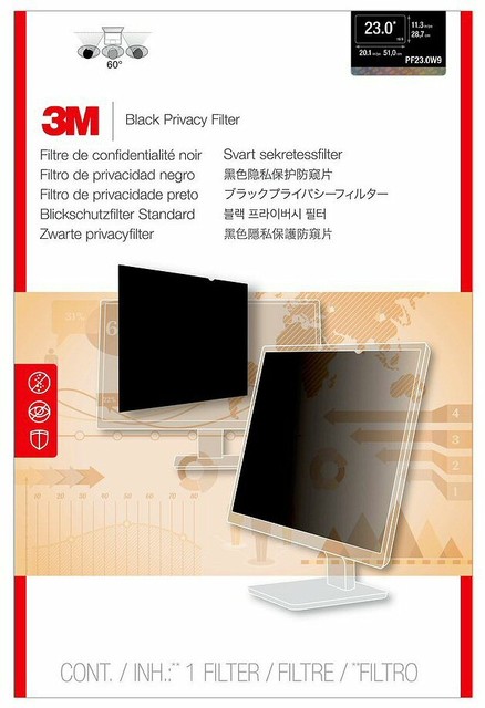 3M PF230W9B Privacy Filter for 23-inch 
