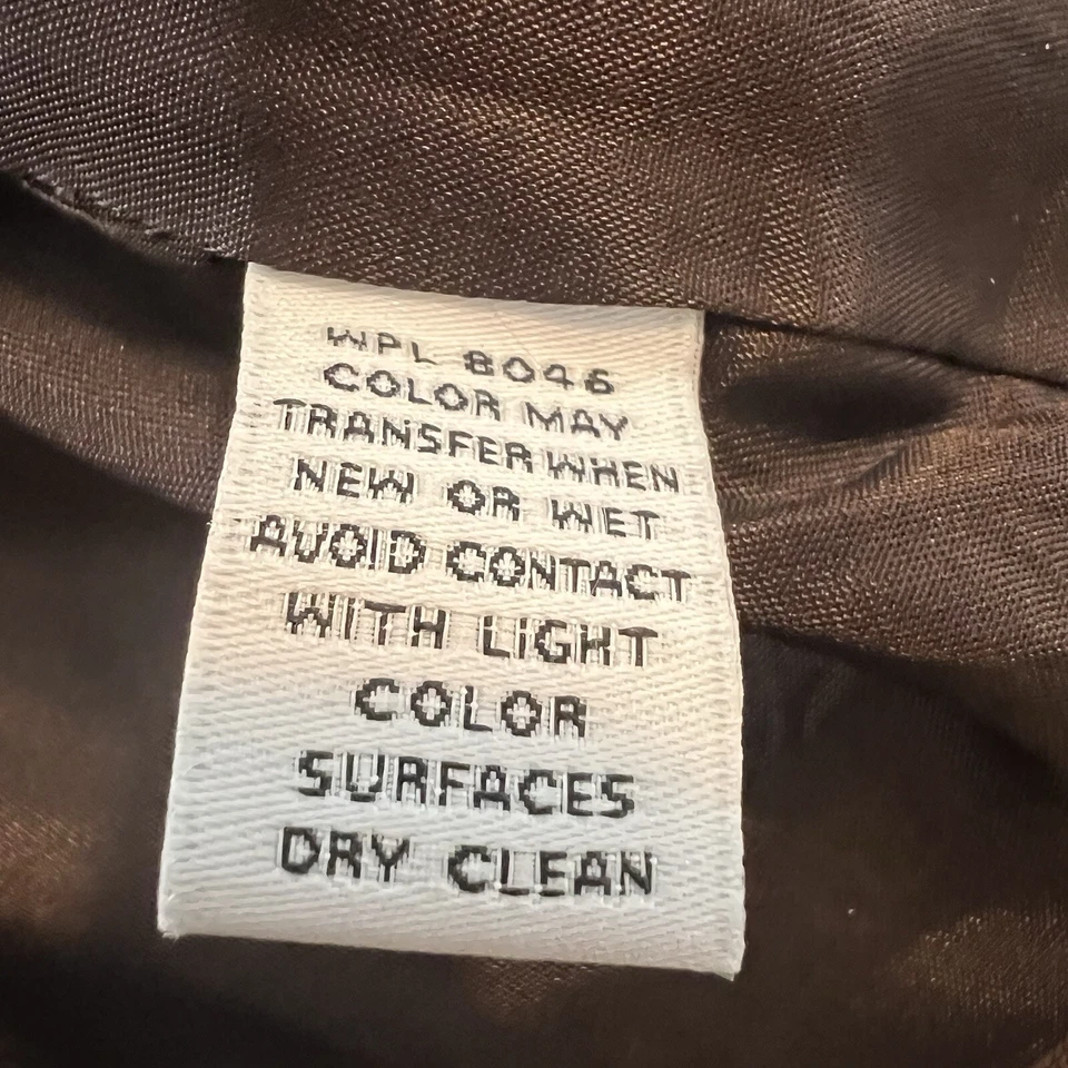 Style & Co Women’s Jacket Sz 16 100% Linen Chocolate Brown - Image 4 of 4